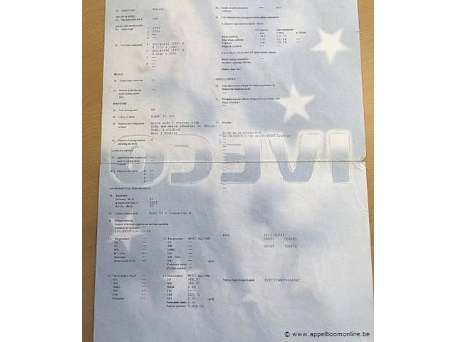 Lichte vrachtwagen iveco 35s14n, cng, datum 1ste inschrijving 7/12/2015, euro vi 7/12/2015,chassisnummer zcfc335ax05066347, km-stand laatste keuring 55.972, euro vi - afbeelding 4 van  15