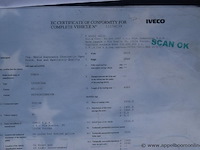 Lichte vrachtwagen iveco, 35s14n, zcfc335a505066594, 1e insch 07/12/2015, 2998cm³, 100kw, cng, euro 6, 62724km vlgs ltst keuring (2025), inschrijvingsbewijs deel i en ii, keuringsbewijs (geldig tot 10/12/2026), gelijkvormigheidsattest, identificatieverslag - afbeelding 10 van  12