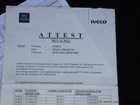 Lichte vrachtwagen iveco fd112c, datum 1ste inschrijving 10/7/2013, chassisnr zcfc35a7205957205, cng, km-stand laatste keuring 23,477, euro v, ttm 3500kg, schade rondom, mogelijks batterij plat - afbeelding 7 van  16