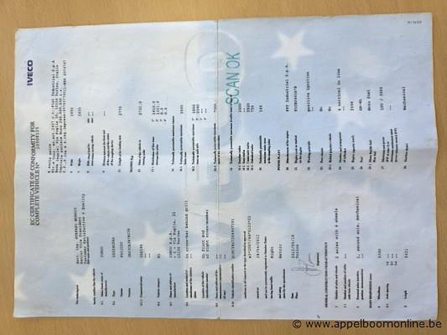 Lichte vrachtwagen iveco fd11c2c, cng, datum 1ste inschrijving 24/6/2013, chassisnummer zcfc35a7205957201, 36,736km, euro v - afbeelding 4 van  16