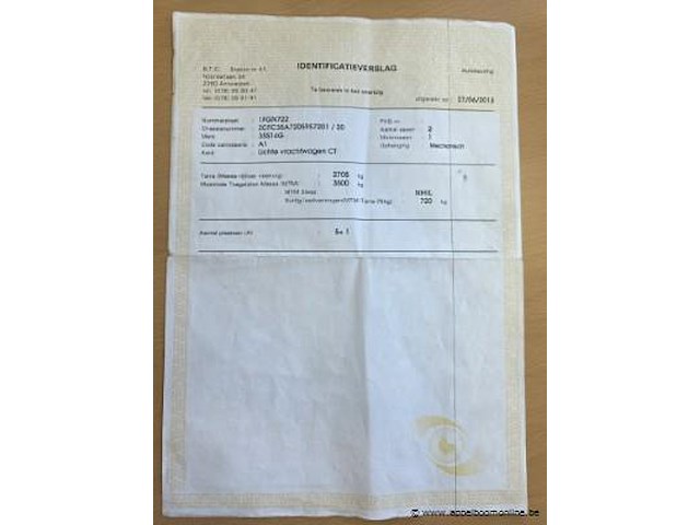 Lichte vrachtwagen iveco fd11c2c, cng, datum 1ste inschrijving 24/6/2013, chassisnummer zcfc35a7205957201, 36,736km, euro v - afbeelding 7 van  16