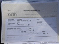 Lichte vrachtwagen iveco fd11c2c, datum 1ste inschr 22/7/2015, chassis nr zcfc335a905045635, km-stand 32,547, cng, ttm 3500, schade rondom - afbeelding 7 van  16