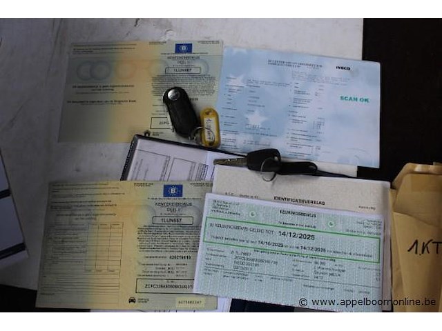 Lichte vrachtwagen ivecofd11c2c, cng, datum 1ste inschrijving 9/12/2015, chassisnummer zcfc335a805066346, km - afbeelding 4 van  12