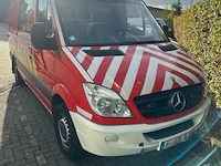 Lichte vrachtwagen, mercedes-benz sprinter, defecte motor