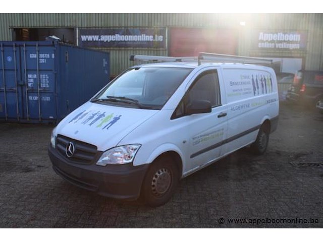 Lichte vrachtwagen mercedes benz, vito, datum 1e insch 08/14, wdf63960313784919, 2143cm³, 70kw, diesel, euro v, 189898km, inschrijvingsbewijs deel i+ii, identificatieverslag, keuring geldig tot 14/07/26 - afbeelding 1 van  20