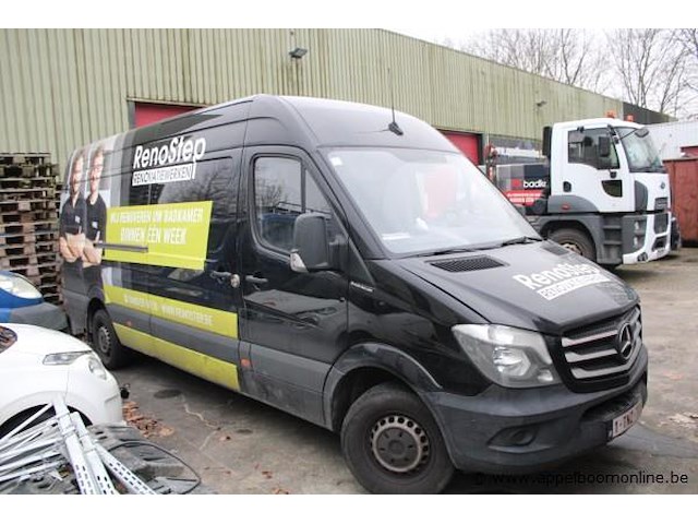 Lichte vrachtwagen mercedes, sprinter, wdb9066351p563365, datum 1e insch 02/01/18, 2143cm³, 120kw, diesel, euro vi, 161530km vlgs ltst keuring, kentekenbewijs deel i+ii, gelijkvormigheidsattest, keuring geldig tot 01/26 - afbeelding 3 van  10