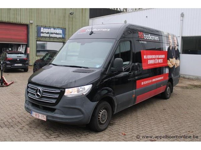 Lichte vrachtwagen mercedes, sprinter, wdb9076351p035587, datum 1e insch 19/10/2018, 2143cm³, 120kw, diesel, euro 6c, 133077km, kentekenbewijs deel i + ii, gelijkvormigheidsattest, keuring geldig tot 10/26 - afbeelding 1 van  16
