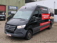 Lichte vrachtwagen mercedes, sprinter, wdb9076351p035587, datum 1e insch 19/10/2018, 2143cm³, 120kw, diesel, euro 6c, 133077km, kentekenbewijs deel i + ii, gelijkvormigheidsattest, keuring geldig tot 10/26