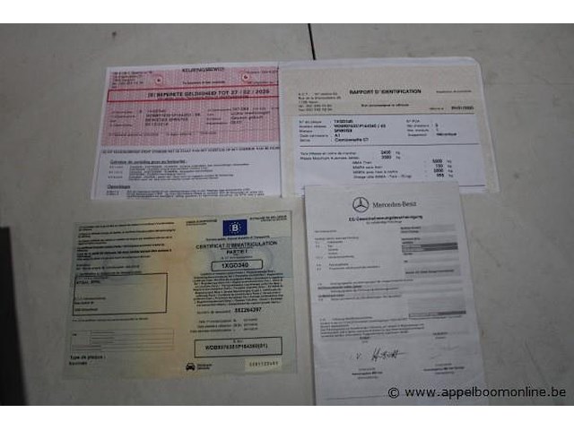 Lichte vrachtwagen mercedes, sprinter, wdb9076351p64360, 1e inchr 20/12/19, 160209km, 2143cm³, 105kw, diesel, euro vi, kenteken deel i, gelijkvormigheidsattest, identificatieverslag, ongeldige keuring - afbeelding 7 van  15