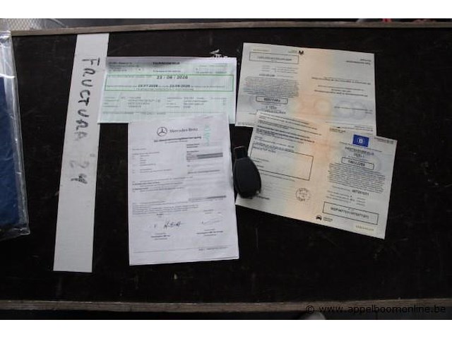 Lichte vrachtwagen mercedes, vito, wdf4477031357527, datum 1e insch 18/09/19, 2143cm³, 120kw, diesel, euro 6b, 214721km, kentekenbewijs deel i+ii, gelijkvormigheidsattest, keuring geldig tot 09/26 - afbeelding 8 van  16