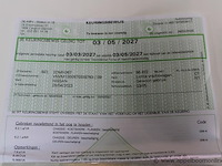 Lichte vrachtwagen nissan, interstar, vnvm1000970339763, 1e insch 25/04/2023, 2299cm³, 100kw, diesel, euro 6d, 91350km, inschrijvingsbewijs deel i en ii, keuringsbewijs (geldig tot 03/05/2027), gelijkvormigheidsattest, identificatieverslag - afbeelding 10 van  21