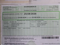 Lichte vrachtwagen nissan, nt400, vwasxtf24k7223421, 1e insch 21/05/2019, 2953cm³, 96kw, diesel, euro 6, 126438km, inschrijvingsbewijs deel i en ii, keuringsbewijs (geldig tot 25/08/2026), gelijkvormigheidsattest, identificatieverslag - afbeelding 14 van  23