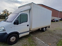 Lichte vrachtwagen opel movano meubelbak met laadklep, type u9c1k6, ch.nr. vn1u9c1k640449711, bouwjaar 30.01.2009 (sleutels en alle boorddocumenten)