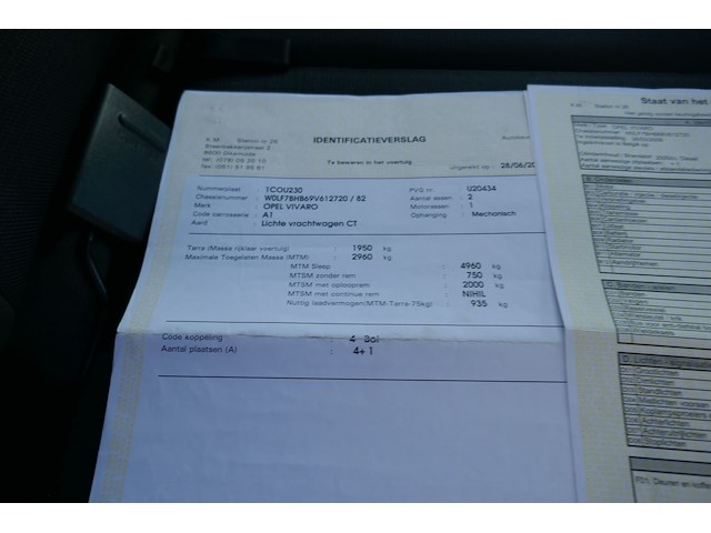 Lichte vrachtwagen opel vivaro (2009 / wolf7bhb69v612720) - afbeelding 28 van  36