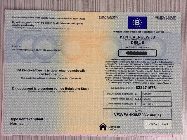 Lichte vrachtwagen peugeot expert, type: v, variant: f, versie: ahk8-b2f01e, chassisnummer: vf3vfahk8mz033146, bouwjaar: 25/03/2021, met kentekenbewijs deel i en ii , gelijkvormigheidsattest, schouwingsbewijs (verlopen) en 1 sleutel - afbeelding 11 van  30