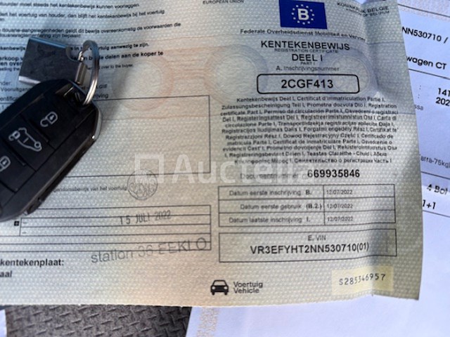 Lichte vrachtwagen peugeot partner 1,5 bleu hdi ( 2022 / vr3 efy ht2 nn 530 710) - afbeelding 2 van  30