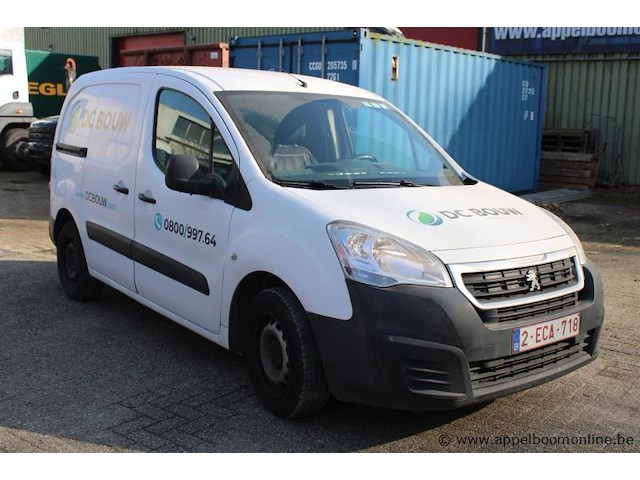 Lichte vrachtwagen peugeot, partner, vf37abhw6hj828322, 1e insch 01/12/2017, 1560cm³, 55kw, diesel, euro 6b, 204424km, kentekenbewijs deel i, keuring geldig tot 08/26, gelijkvormigheidsattest, identificatieverslag - afbeelding 8 van  14