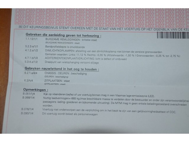 Lichte vrachtwagen renault kangoo, type w, variant fw58, ch.nr. vf1fw58m554191583, bouwjaar 18-05-2016 (sleutel, boorddocumenten: inschrijvingsbewijs deel i en gelijkvormigheidsattest) (2) - afbeelding 24 van  36