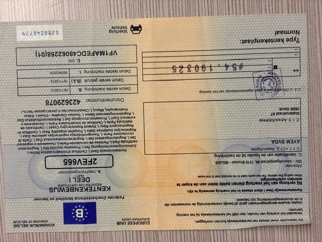 Lichte vrachtwagen renault master, type: ma, chassisnummer: vf1mafedc48062258, bouwjaar: 15/11/2012 met inschrijvingsbewijs deel i, gelijkvormigheidsattest en verlopen schouwingsbewijs. (b1) - afbeelding 21 van  42