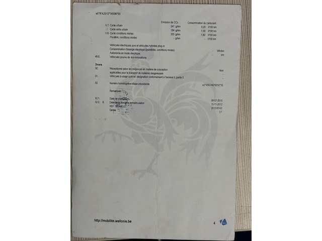 Lichte vrachtwagen renault master, type: ma, chassisnummer: vf1mafedc48062258, bouwjaar: 15/11/2012 met inschrijvingsbewijs deel i, gelijkvormigheidsattest en verlopen schouwingsbewijs. (b1) - afbeelding 29 van  42