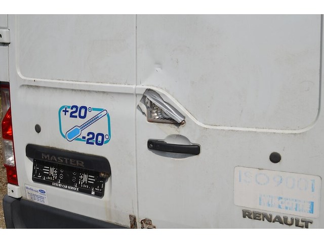 Lichte vrachtwagen renault master, type: ma, chassisnummer: vf1mafedc48062258, bouwjaar: 15/11/2012 met koeling, inschrijvingsbewijs deel i, gelijkvormigheidsattest en verlopen schouwingsbewijs. (b1) - afbeelding 38 van  42