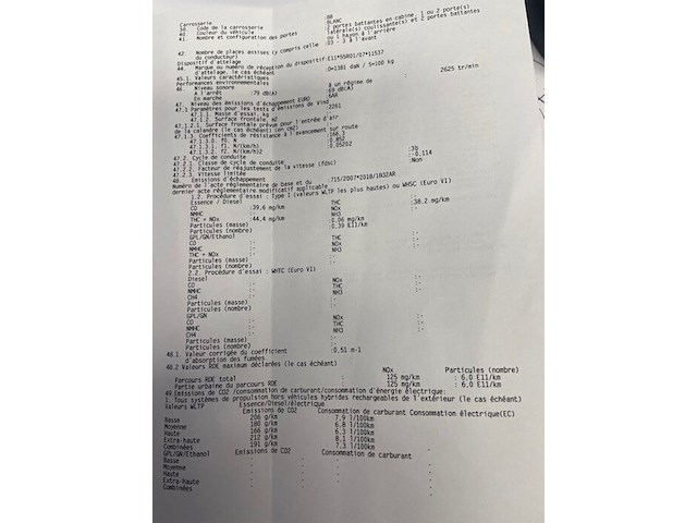 Lichte vrachtwagen renault trafic, type l, variant fam9r, versie my6uc4c82a02, ch.nr. vf1fl000271320943, bouwjaar 23-06-2023 (sleutel, boorddocumenten: inschrijvingsbewijs deel i + deel ii, gelijkvormigheidsattest) - afbeelding 27 van  41