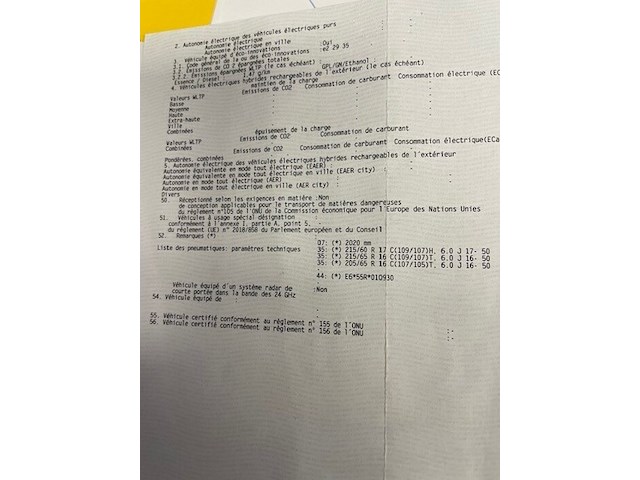 Lichte vrachtwagen renault trafic, type l, variant fam9r, versie my6uc4c82a02, ch.nr. vf1fl000271320943, bouwjaar 23-06-2023 (sleutel, boorddocumenten: inschrijvingsbewijs deel i + deel ii, gelijkvormigheidsattest) - afbeelding 29 van  41