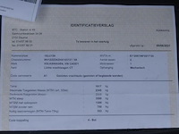 Lichte vrachtwagen volkswagen, caddy, wv1zzz2kzhx153737, 1e insch 09/06/2017, 1395cm³, 81kw, aardgas, euro 6d, 79469km, inschrijvingsbewijs deel i en ii, keuringsbewijs (geldig tot 27/06/2026), gelijkvormigheidsattest, identificatieverslag - afbeelding 8 van  19