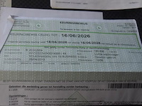 Lichte vrachtwagen volkswagen, t6 business van, wv1zzz7hzkx018388, 1e insch 29/04/2019, 1968cm³, 110kw, diesel, euro 6b, 220232km, inschrijvingsbewijs deel i en ii, keuringsbewijs (geldig tot 16/06/2026), gelijkvormigheidsattest, identificatieverslag - afbeelding 10 van  22