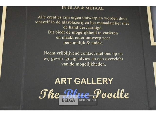 Lichtkunstwerk met mondgeblazen glaswerk - afbeelding 4 van  4