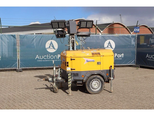 Lichtmast generac vb-9 diesel op aanhanger - afbeelding 1 van  1