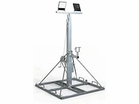 Lichtmast telescopisch 5-delig tot 12 meter