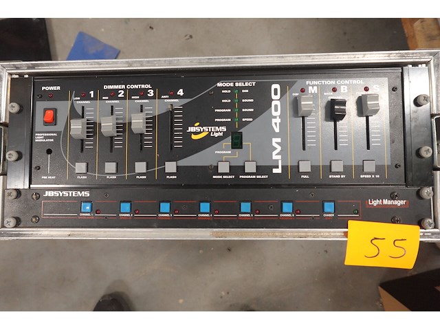 Lichtorgel jb systems in flightcase - afbeelding 1 van  2