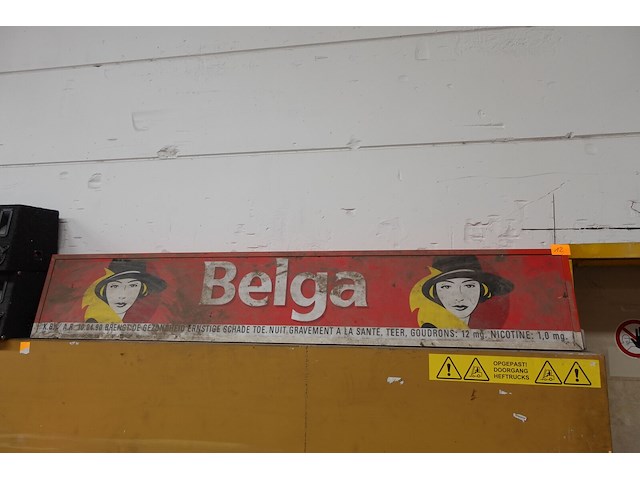 Lichtreclame belga jaren 90 (251cm breed - 43cm hoog - 16cm dik) - afbeelding 4 van  4