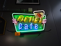 Lichtreclame fifties cafe - afbeelding 1 van  1