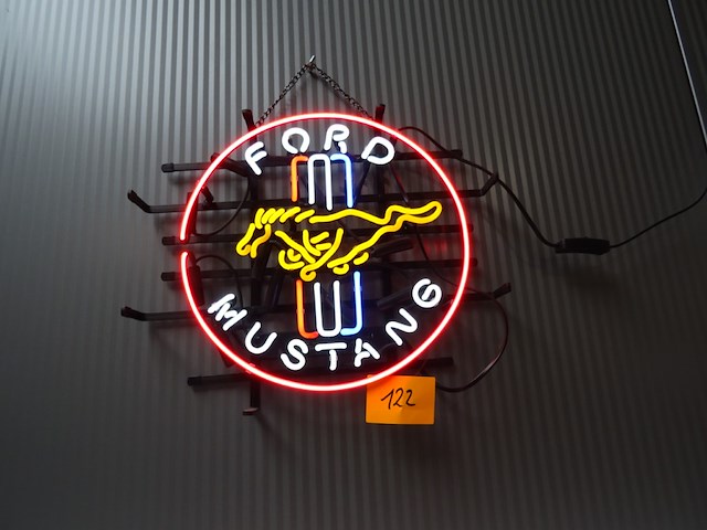 Lichtreclame ford mustang - afbeelding 1 van  1