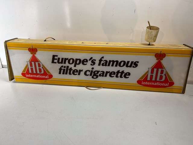 Lichtreclame hb sigaretten - afbeelding 1 van  3