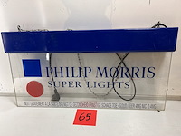 Lichtreclame philip morris - afbeelding 1 van  1