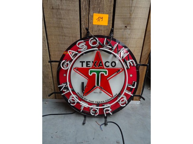 Lichtreclame texaco - afbeelding 1 van  1