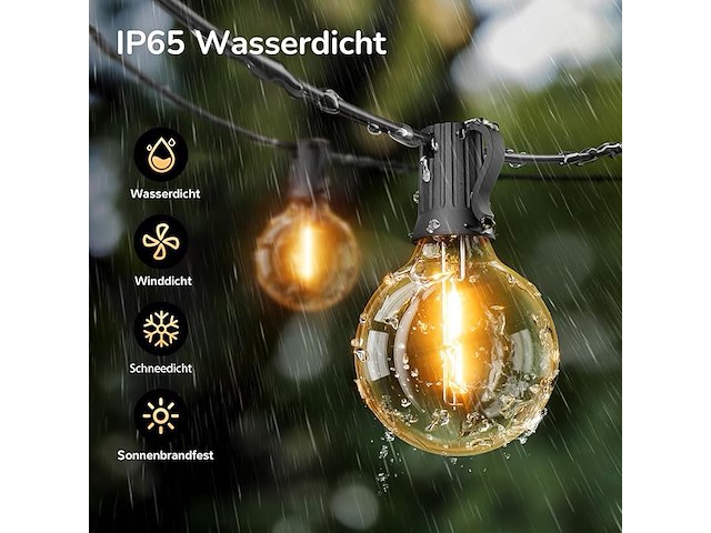 Lichtsnoer 30m voor buiten - afbeelding 3 van  4