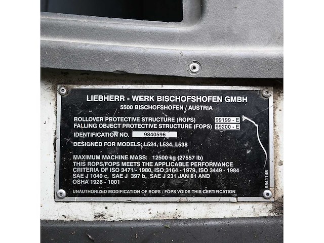 Liebherr - 2004 - l534 - shovel - afbeelding 16 van  23