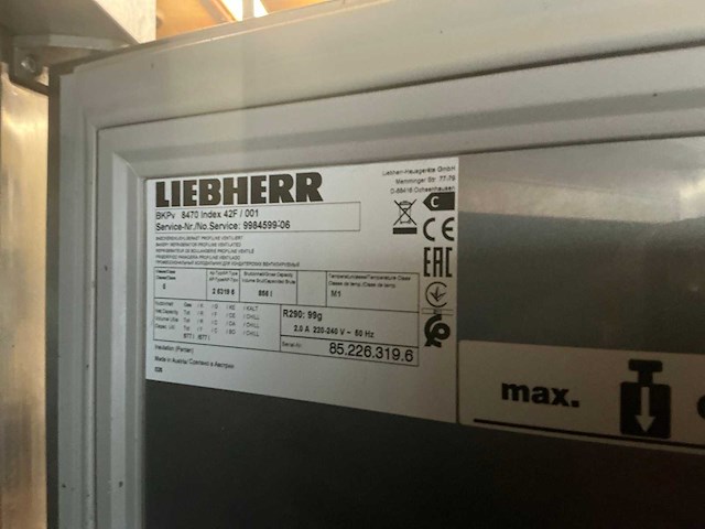 Liebherr bkpv8470 rvs geventileerde koelkast - afbeelding 5 van  5