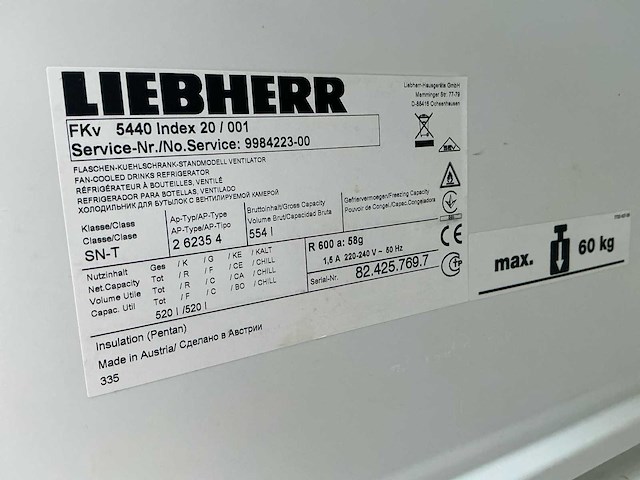 Liebherr fkv 5410 koelkast (2x) - afbeelding 5 van  5