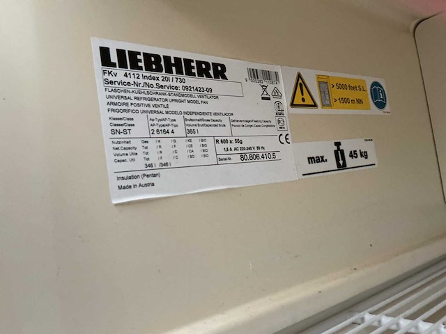 Liebherr fkv4112 food koelvitrine - afbeelding 3 van  3