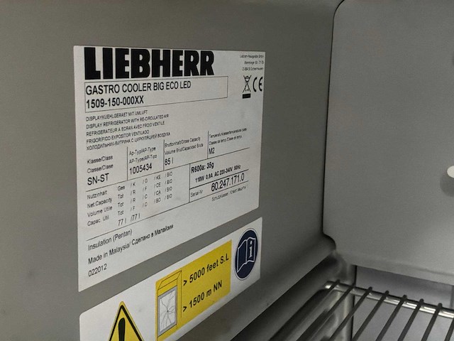 Liebherr gastro cooler big eco led - afbeelding 2 van  5