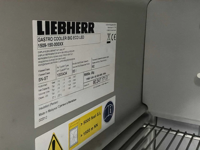 Liebherr gastro cooler big eco led - afbeelding 2 van  5