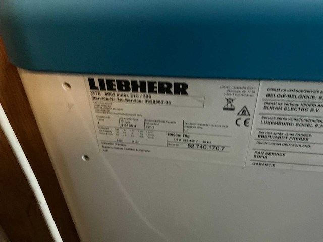 Liebherr gte 5002 index 21c/328 vrieskoffer - afbeelding 4 van  4