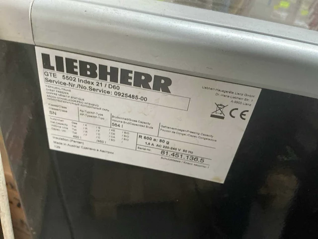 Liebherr gte 5502 mobiele vrieskoffer - afbeelding 5 van  5