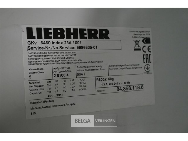 Liebherr horeca koelkast - afbeelding 4 van  4