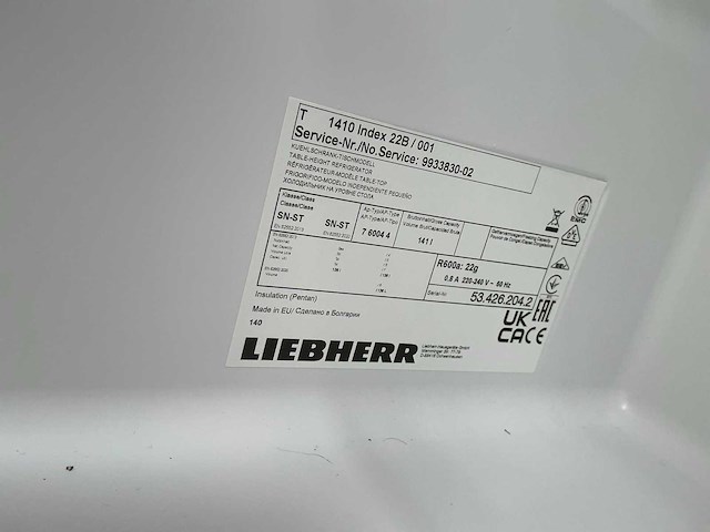 Liebherr t 1410 koelkast - afbeelding 1 van  1